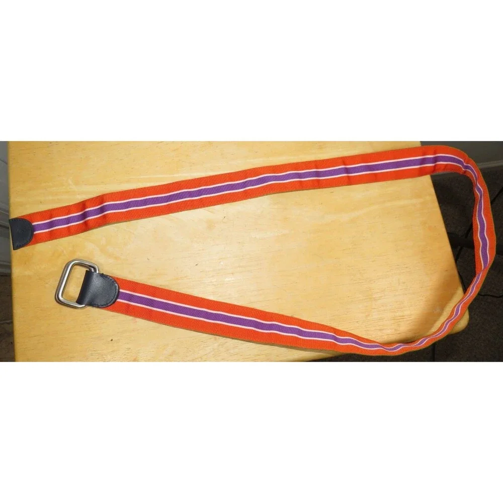 Brooks Brothers Grosgrain Social Primer Collection Reversible Ribbon Belt Medium